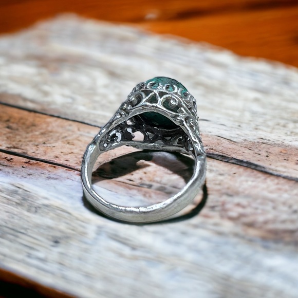 🌺Vintage Sterling & Eliat Ring - Picture 9 of 11